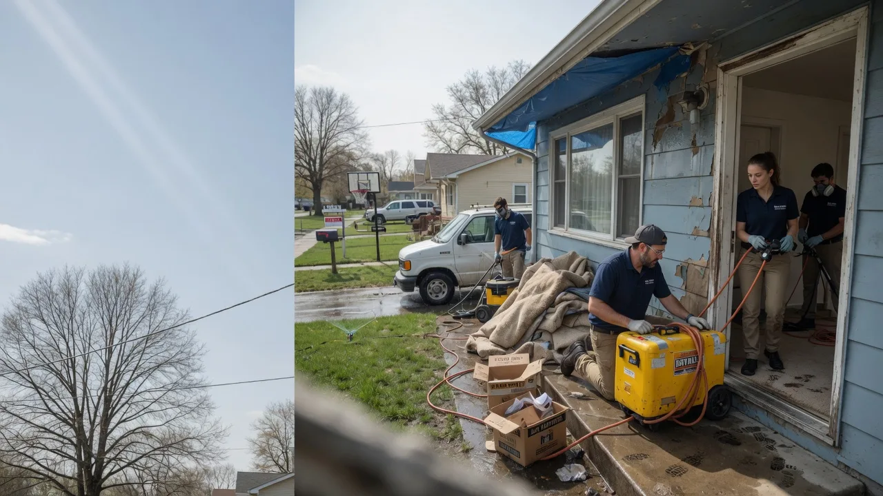 Basement Flood Cleanup in Asher, OK near me